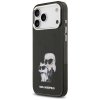Etui Karl Lagerfeld IML Aquarelle Karl   & Choupette & Logo MagSafe do iPhone 17 Pro czarny